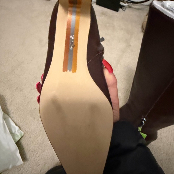 Sam Edelman Rich Brown Heeled Boots - Picture 9 of 13